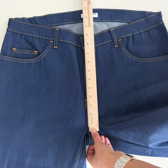 Blue Delta Tom James Jeans Mens 36x36 Denim Stretch Custom Hand Made in USA - Picture 11 of 13